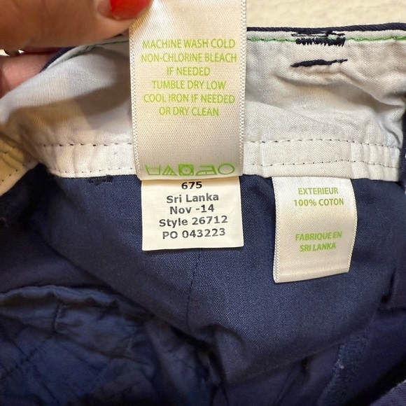 Lilly Pulitzer The Callahan Short in Navy Blue Size 00 - Picture 5 of 10